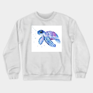 Sea Turtle Children art Crewneck Sweatshirt